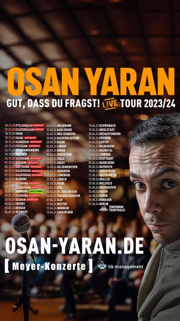 Alle Termine Osan Yaran